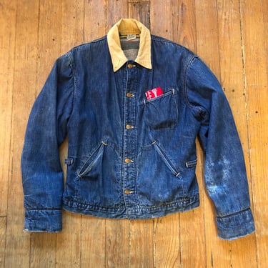 40s Key Imperial Denim Jacket Small Medium 