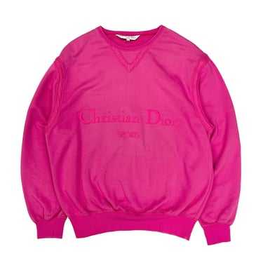 Dior 'Sports' Pink Crew Sweatshirt