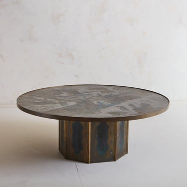 ‘Chan’ Coffee Table by Philip + Kelvin Laverne, 1960s