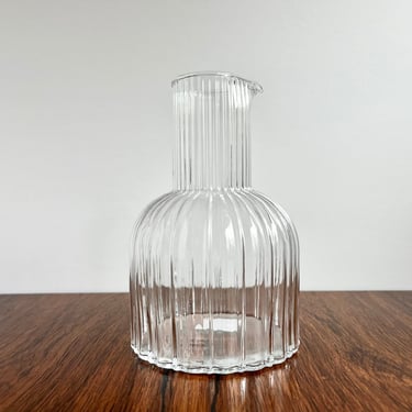 CIGA Glass Carafe Designed by Massimo Vignelli 