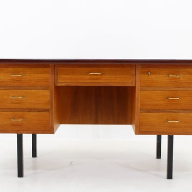 1960s Danish Teak Writing Desk / Vintage Desk / Mid-century / Brown Colour / 