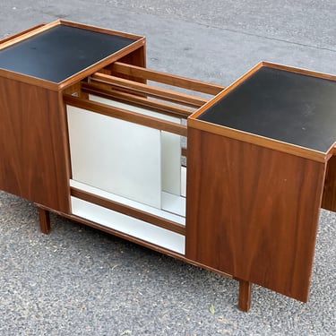 Danish Modern Expanding Bar Cart by Niels Erik & Glasdam Jensen  - 1960s 