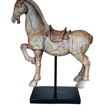 Asian Figurine Horse Statue 239-25