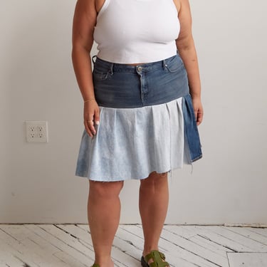 GrandMother Goods - Denim Mini Skirt (1X)