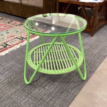 Green Outdoor Side Table