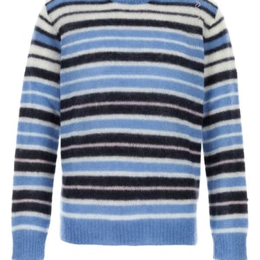 Marni Men Embroidered Mohair Blend Sweater