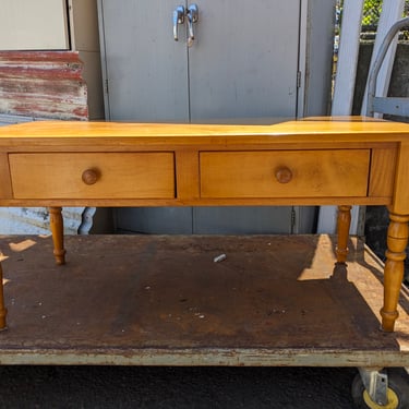 2 Drawer Wooden Coffee Table 40 x 18 x 20