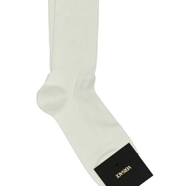 Versace Men White Stretch Cotton Blend Socks