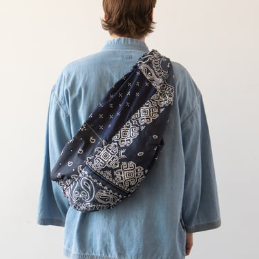 Kapital Bandana Beach Snufkin Bag, Purple/Navy