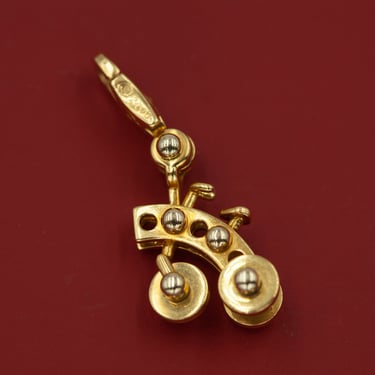 Cartier 18kt " Tricycle" Charm Pendant