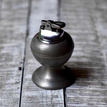 Vintage Etain Table Gas Lighter Vintage Collectors Lighter 