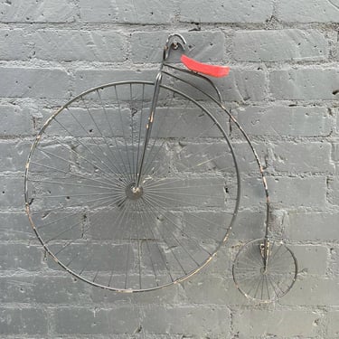 Vintage Curtis Jere Wall Bicycle Sculpture 