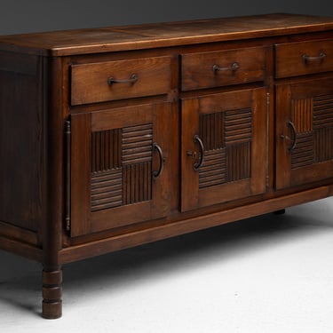 Modernist Oak Sideboard