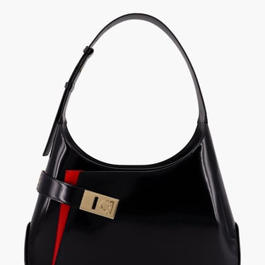 Ferragamo Woman Shoulder Bag Woman Black Shoulder Bags