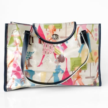 Y2K Fashionista Plexi Tote Bag