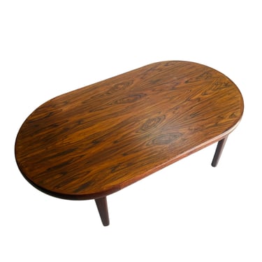 Scandinavian Rosewood Oval Coffee Table