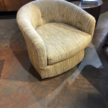 Milo Baughman Barrel Chair 