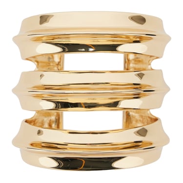 Self-Portrait Women Gold-Colored Bracelet With Spiral Design In Brass Woman