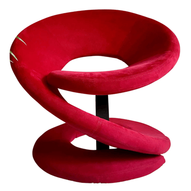 Spiral Ribbon Club Chair From Jaymar