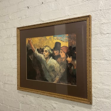 "The Uprising" by Daumier Framed Print