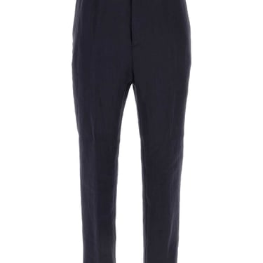 Etro Men Blue Linen Pant