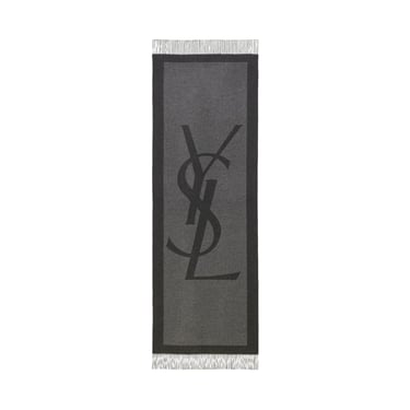 Saint Laurent Cassandre Silk Scarf Men