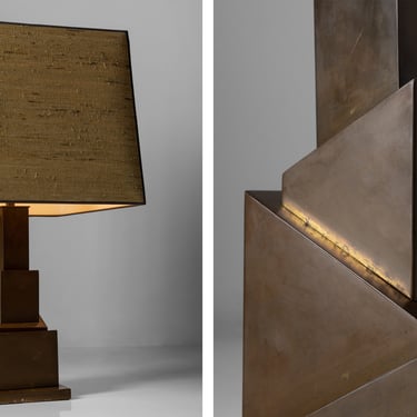 Art Deco Table Lamp by Romeo Rega