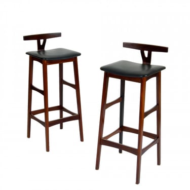 1960s Rosewood Bar Stools, Denmark