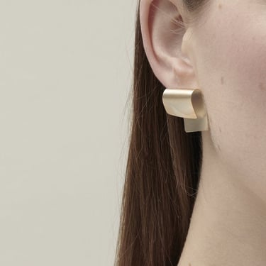 CATH•S | Folded Bronze Earrings