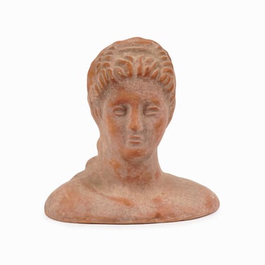 Italian Sculpture Terracotta Bust of a Roman Woman Italy 