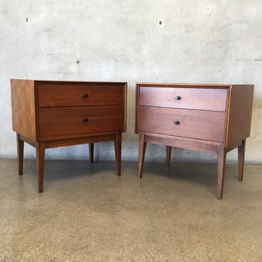 Mid Century Pair of Nightstands by American of Martinsville