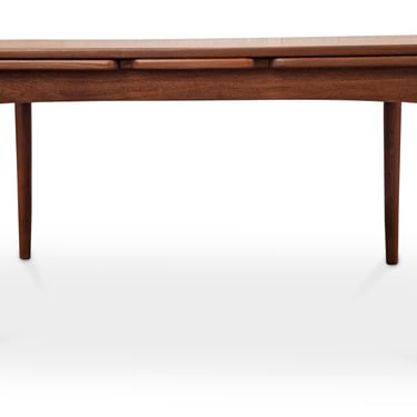 Teak Dining Table w Two Leaves - 022429