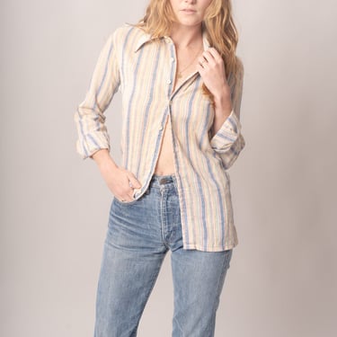 1970’s Rainbow Stripe Gauze Shirt