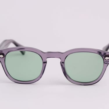 Large - New York Eye_rish  Causeway Glasses Grey with Green G24 lenses. 