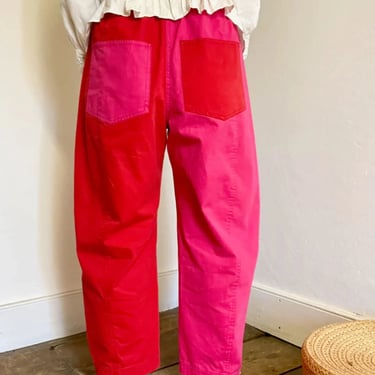 Janus pants II (with side pockets), pink