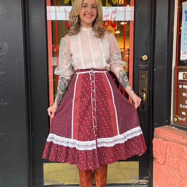 Vintage 70s Gunne Sax skirt