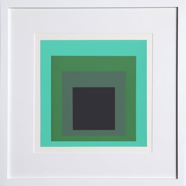 Josef Albers, Homage to the Square - P2, F13, I1, Screenprint on Mohawk Superfine Bristol paper 