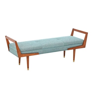 Boomerang Bench in Blue