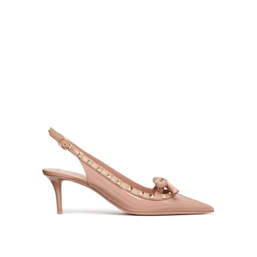 Rockstud Bow 60 Slingback Pumps Women