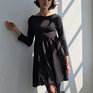 Miu Miu Charcoal Knit Dress (M)