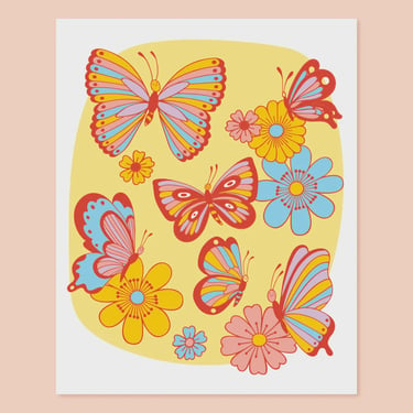 Butterflies Print 8x10