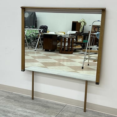 John Van Koert For Drexel Profile Mid-Century Modern Mirror ~ Dresser Or Wall Mount (SHIPPING NOT FREE) 