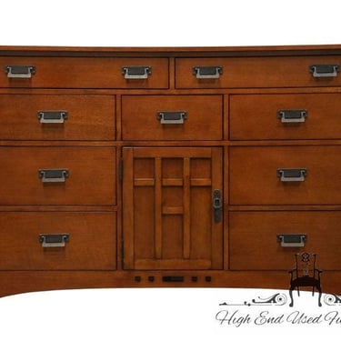 BROYHILL FURNITURE Quarter Sawn Oak Contemporary Mission Style 66