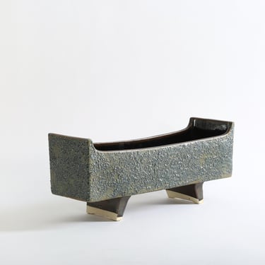 Japanese Rectangular footed Ikebana Vase 