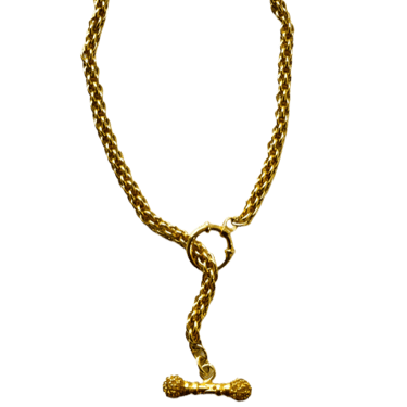 Chunky Gold Toggle Necklace