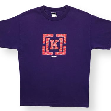 Vintage 90s/00s KREW Skateboards Brick Logo Graphic Skate T-Shirt Size Medium/Large 