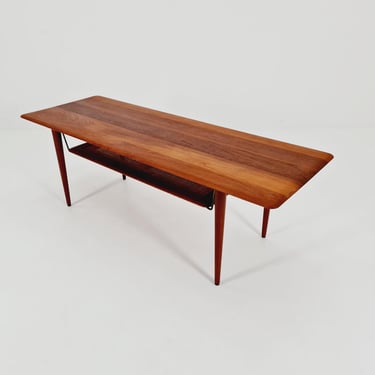 Danish Teak Coffee Table by Peter Hvidt &Orla Mølgaard for France and søn, 1960s 