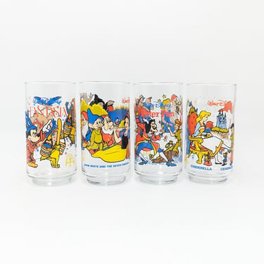 Vintage McDonald's Disney Collectors Cups/Tumblers 