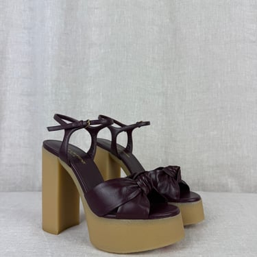 Saint Laurent Bianca Platform Sandals Size 6.5