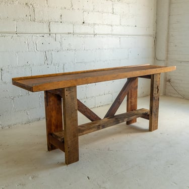 Oak Console Table | Reclaimed Wood